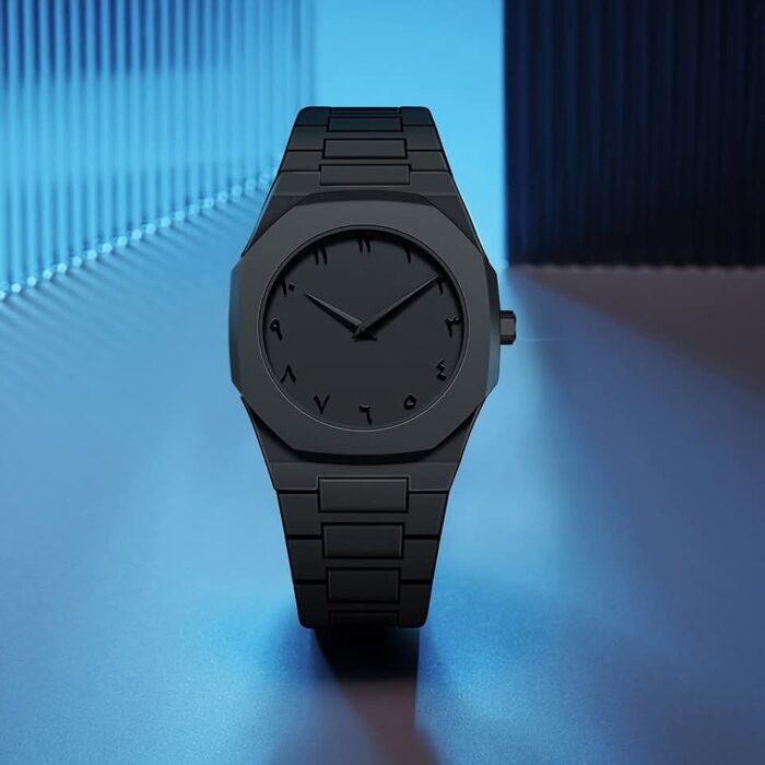 Black Arabic Aura Watch